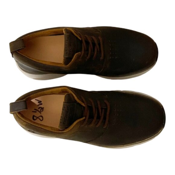 Dr. Comfort Mens 8.5 Roger Brown Leather Podiatric Orthopedic Sneakers NEW - Picture 2 of 5